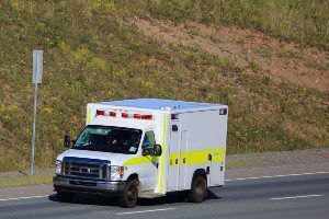 two-vehicle crash in Leamington