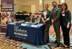 laura nicola, frank piazza and heather colman at career day