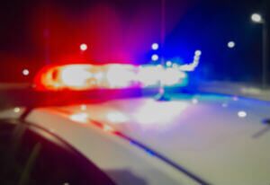 nighttime car accident