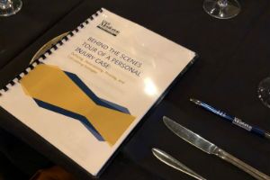 booklet for presentation at dinner