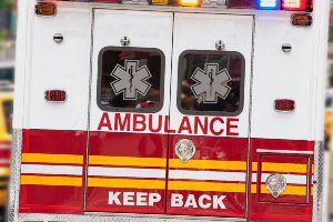 ambulance from the back