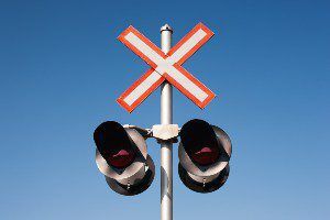 two injured in train vs car crash